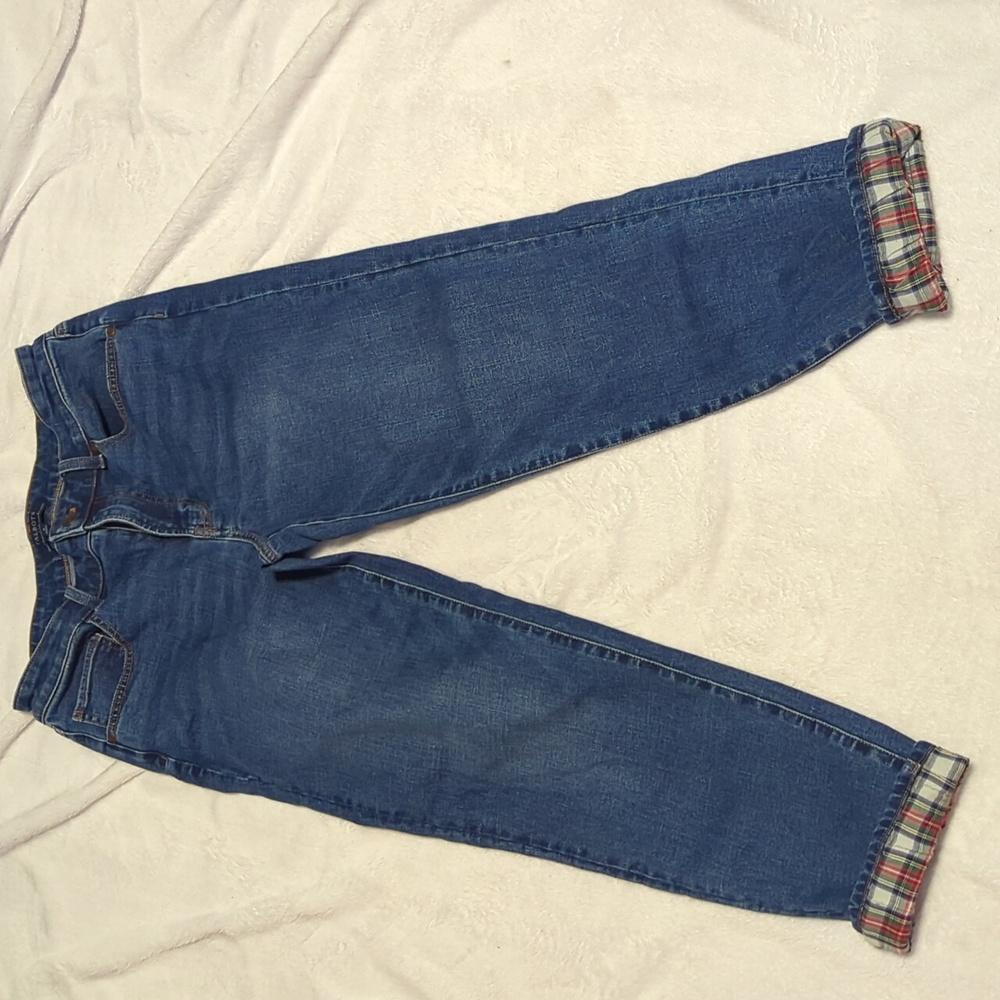 Talbots cuffed denim jeans